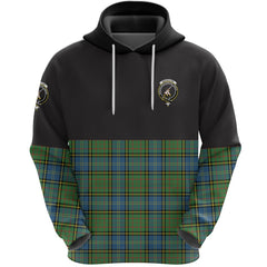 MacMillan Hunting Ancient Clan Half Of Tartan Hoodie