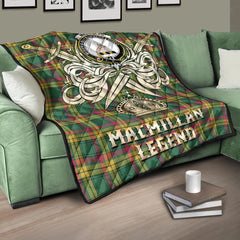 MacMillan Old Ancient Tartan Crest Legend Gold Royal Premium Quilt