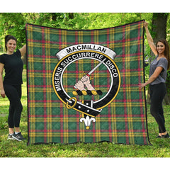MacMillan Old Ancient Tartan Crest Quilt