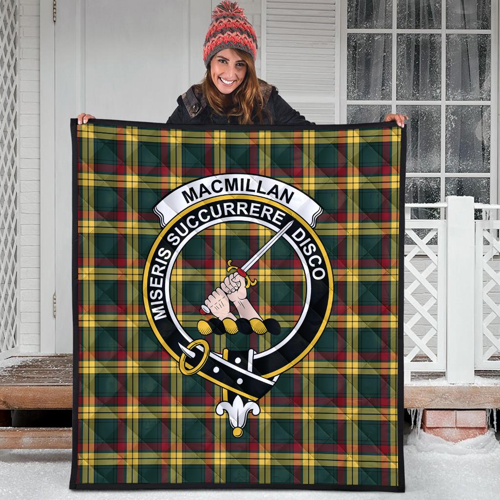 MacMillan Old Modern Tartan Crest Quilt