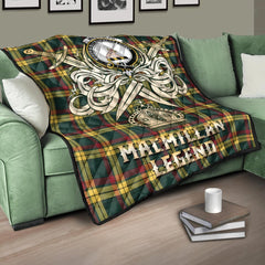 MacMillan Old Modern Tartan Crest Legend Gold Royal Premium Quilt
