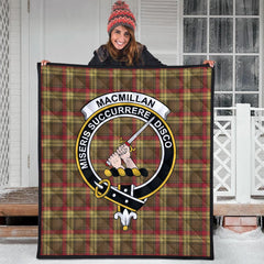 MacMillan Old Weathered Tartan Crest Quilt