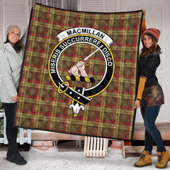 MacMillan Old Weathered Tartan Crest Quilt