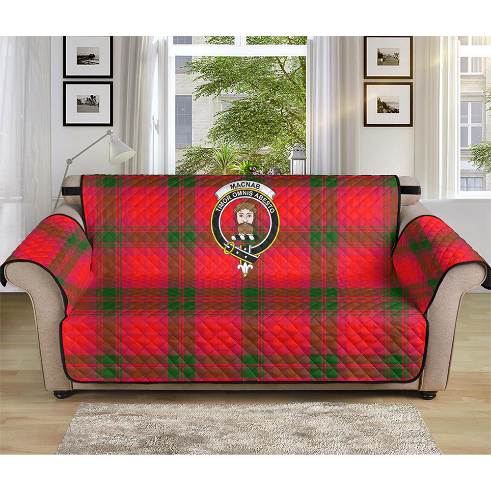 MacNab Modern Tartan Crest Sofa Protector