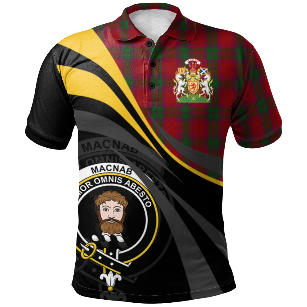 MacNab 01 Tartan Polo Shirt - Royal Coat Of Arms Style