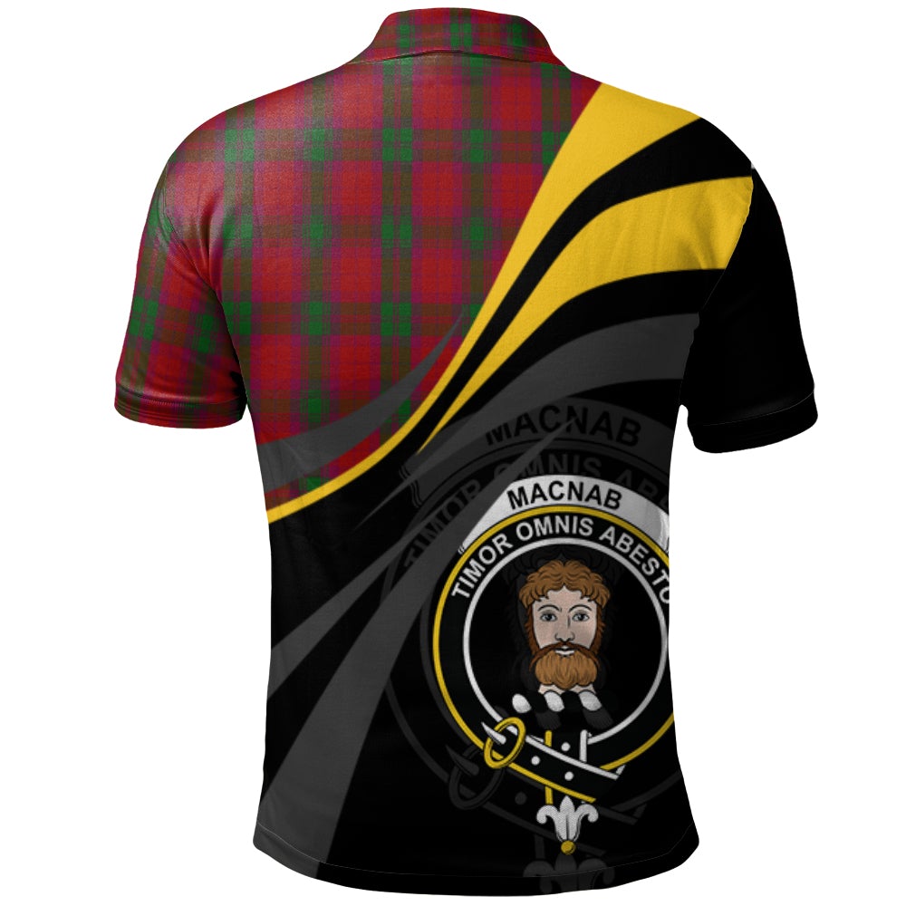 MacNab 01 Tartan Polo Shirt - Royal Coat Of Arms Style