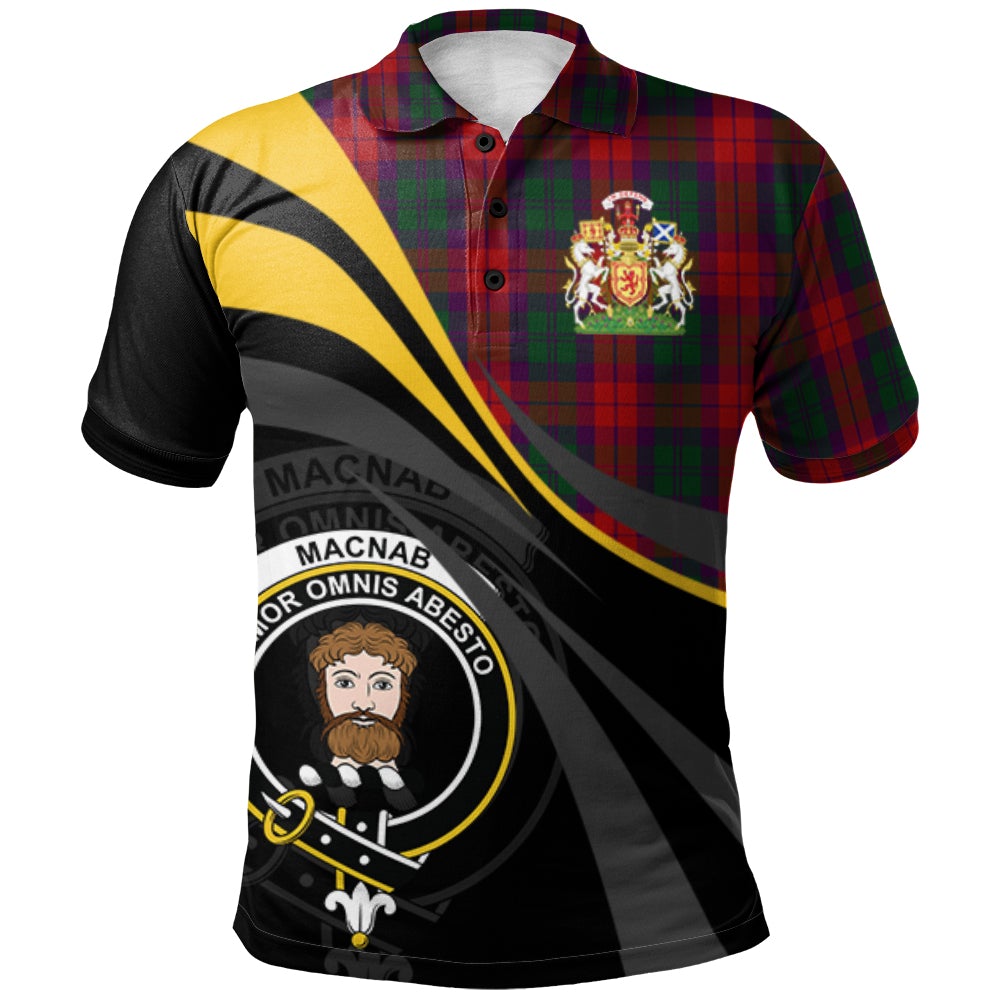 MacNab 02 Tartan Polo Shirt - Royal Coat Of Arms Style