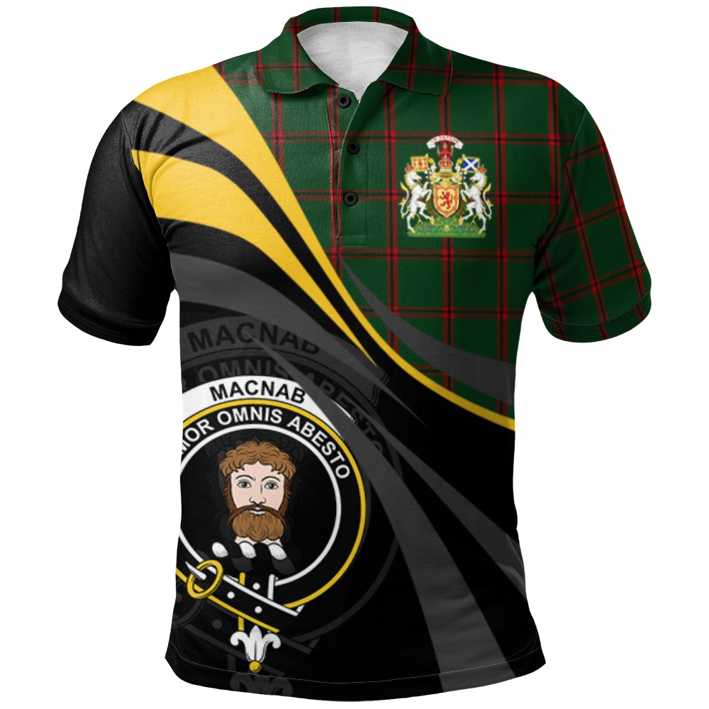 MacNab Ancient 02 Tartan Polo Shirt - Royal Coat Of Arms Style