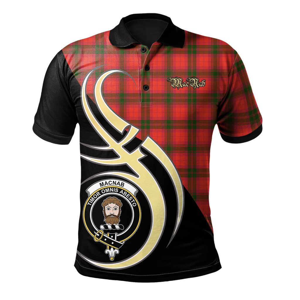 MacNab Modern Tartan Polo Shirt - Believe In Me Style