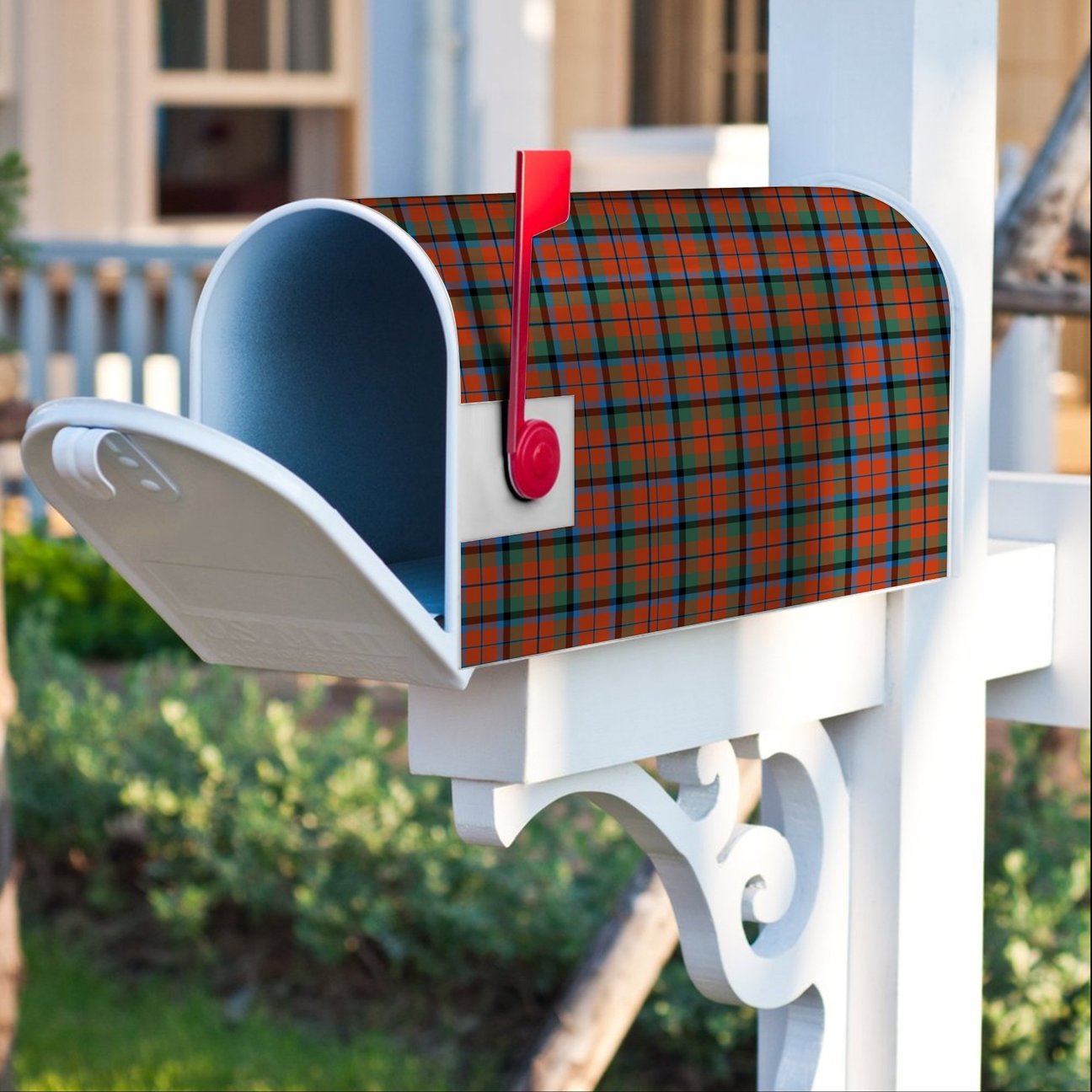 MacNaughton Ancient Tartan Crest Mailbox