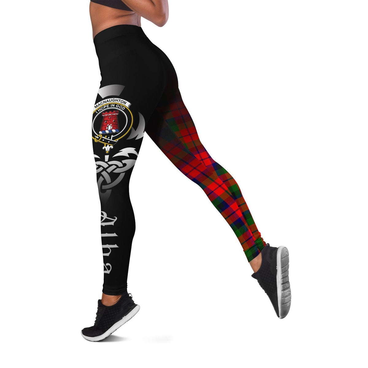 MacNaughton Modern Tartan Leggings - Alba Celtic Style