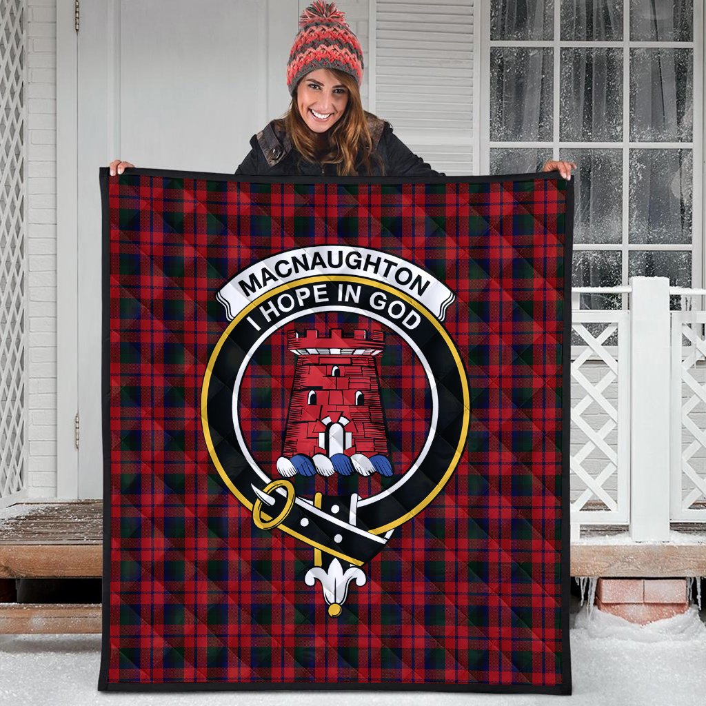 MacNaughton Logan Tartan Crest Quilt