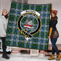 MacNeil Dress Tartan Crest Quilt