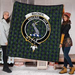 MacNeil of Colonsay Tartan Crest Quilt