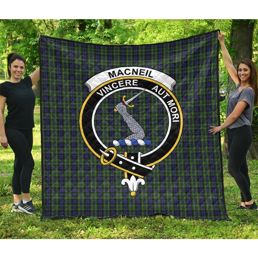 MacNeil of Colonsay Tartan Crest Quilt