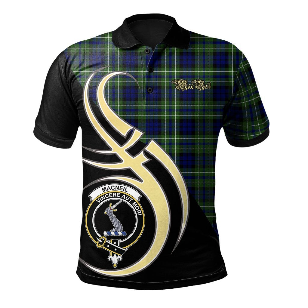 MacNeil of Colonsay Modern Tartan Polo Shirt - Believe In Me Style