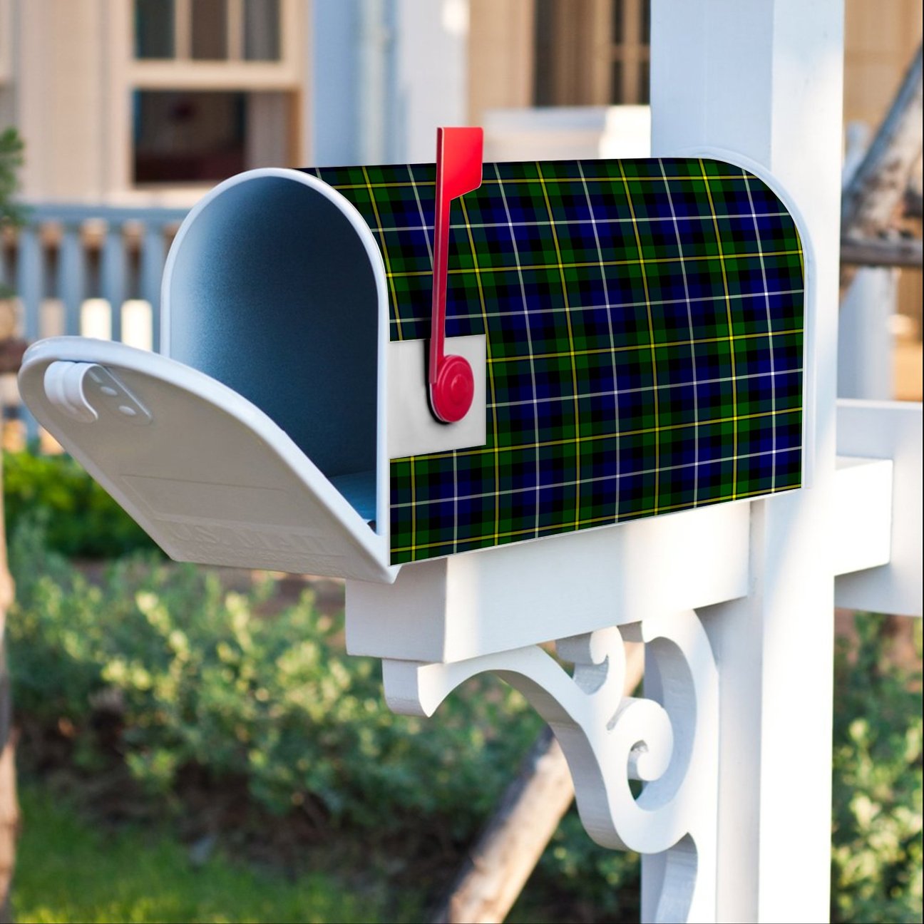 MacNeill Of Barra Modern Tartan Crest Mailbox