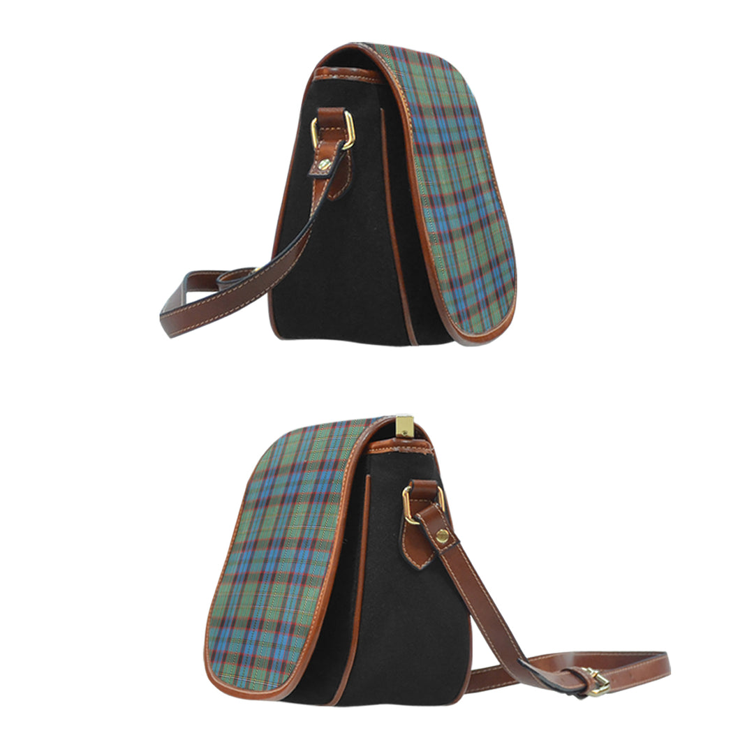 MacNicol Hunting Tartan Saddle Handbags