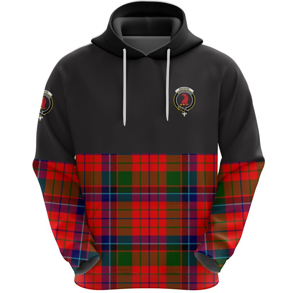 MacNicol of Scorrybreac Clan Half Of Tartan Hoodie
