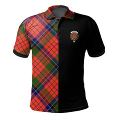 MacNicol of Scorrybreac Tartan Polo Shirt Half of Me - Cross Style