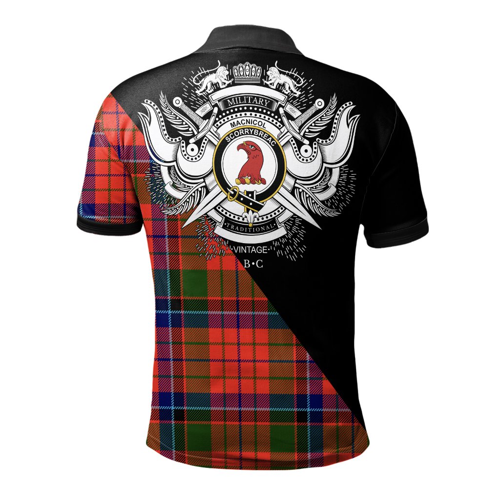 MacNicol of Scorrybreac Clan - Military Polo Shirt
