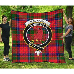 MacNicol of Scorrybreac Tartan Crest Quilt