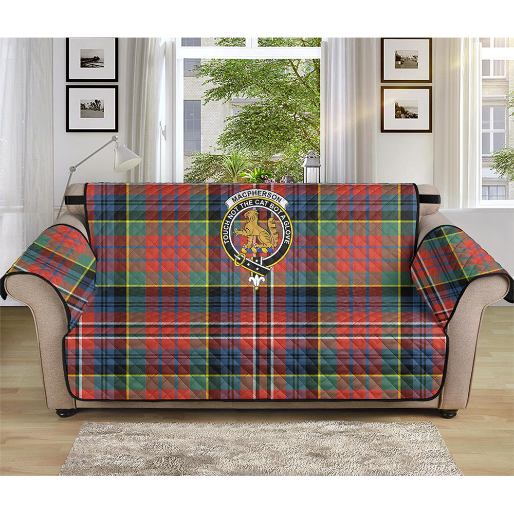 MacPherson Ancient Tartan Crest Sofa Protector