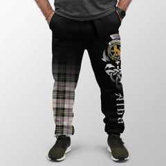 MacPherson Dress Ancient Tartan Crest Jogger Sweatpants - Alba Celtic Style