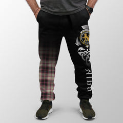 MacPherson Hunting Ancient Tartan Crest Jogger Sweatpants - Alba Celtic Style