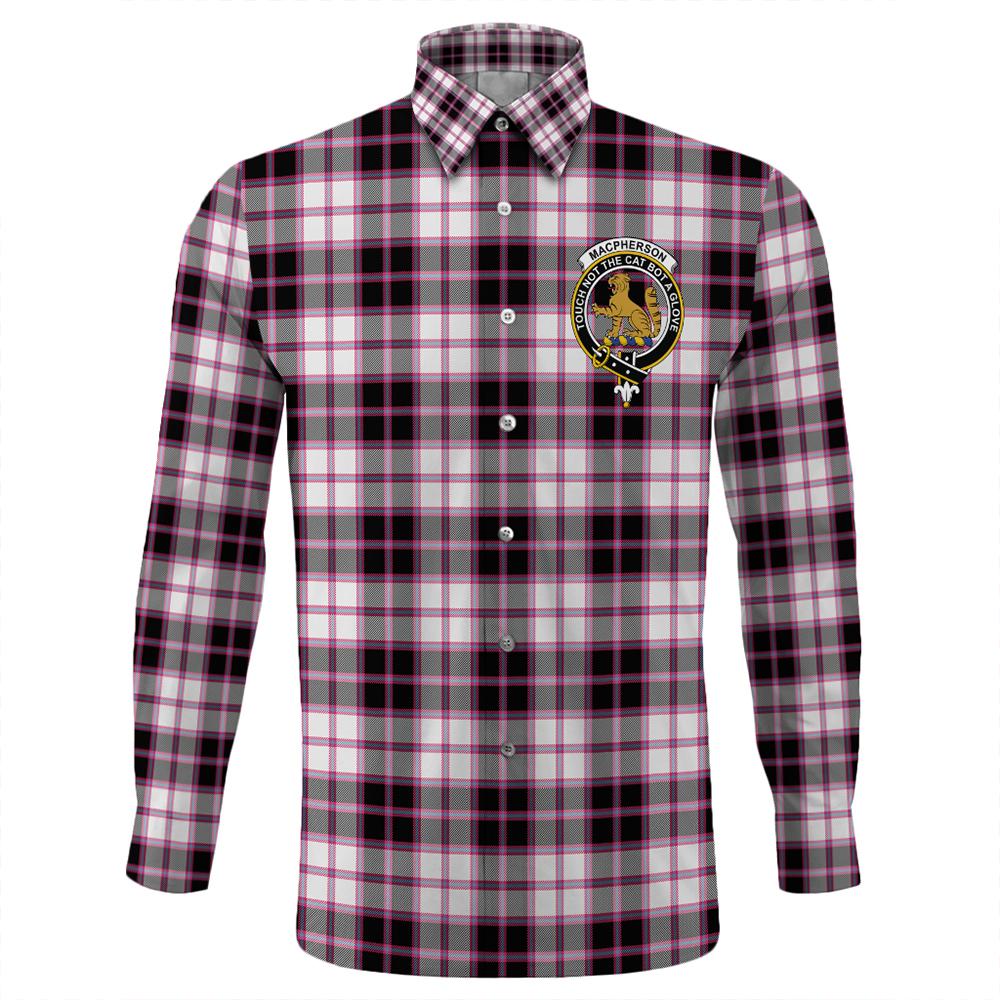 MacPherson Hunting Modern Tartan Long Sleeve Button Shirt