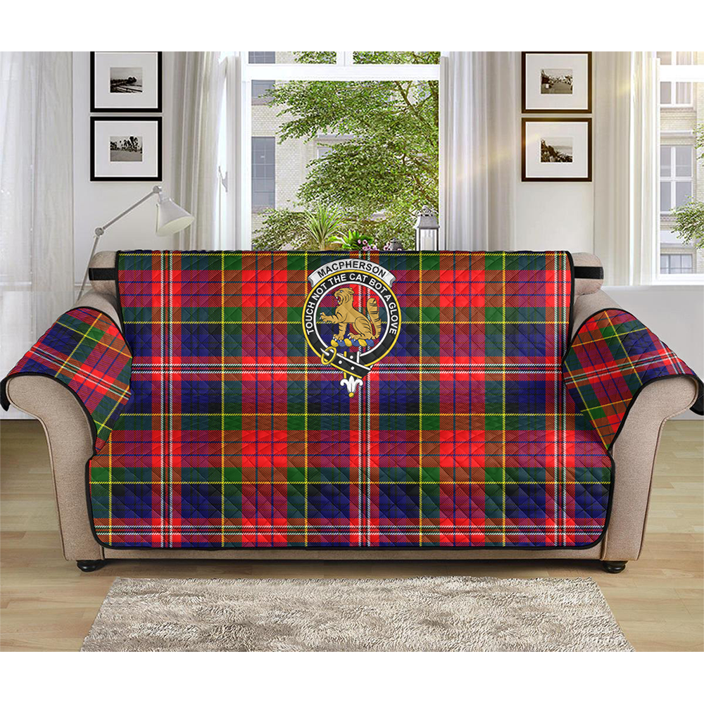 MacPherson Modern Tartan Crest Sofa Protector