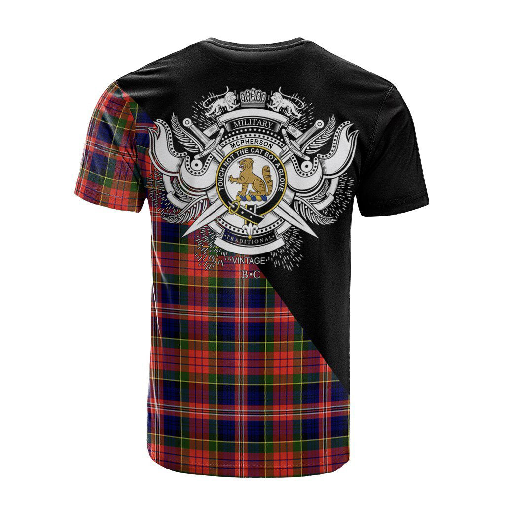 McPherson Modern Tartan - Military T-Shirt