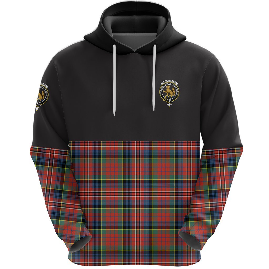 MacPherson Ancient Clan Half Of Tartan Hoodie