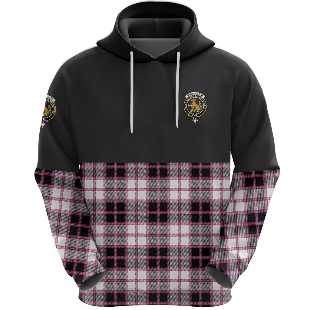 MacPherson Hunting Modern Clan Half Of Tartan Hoodie