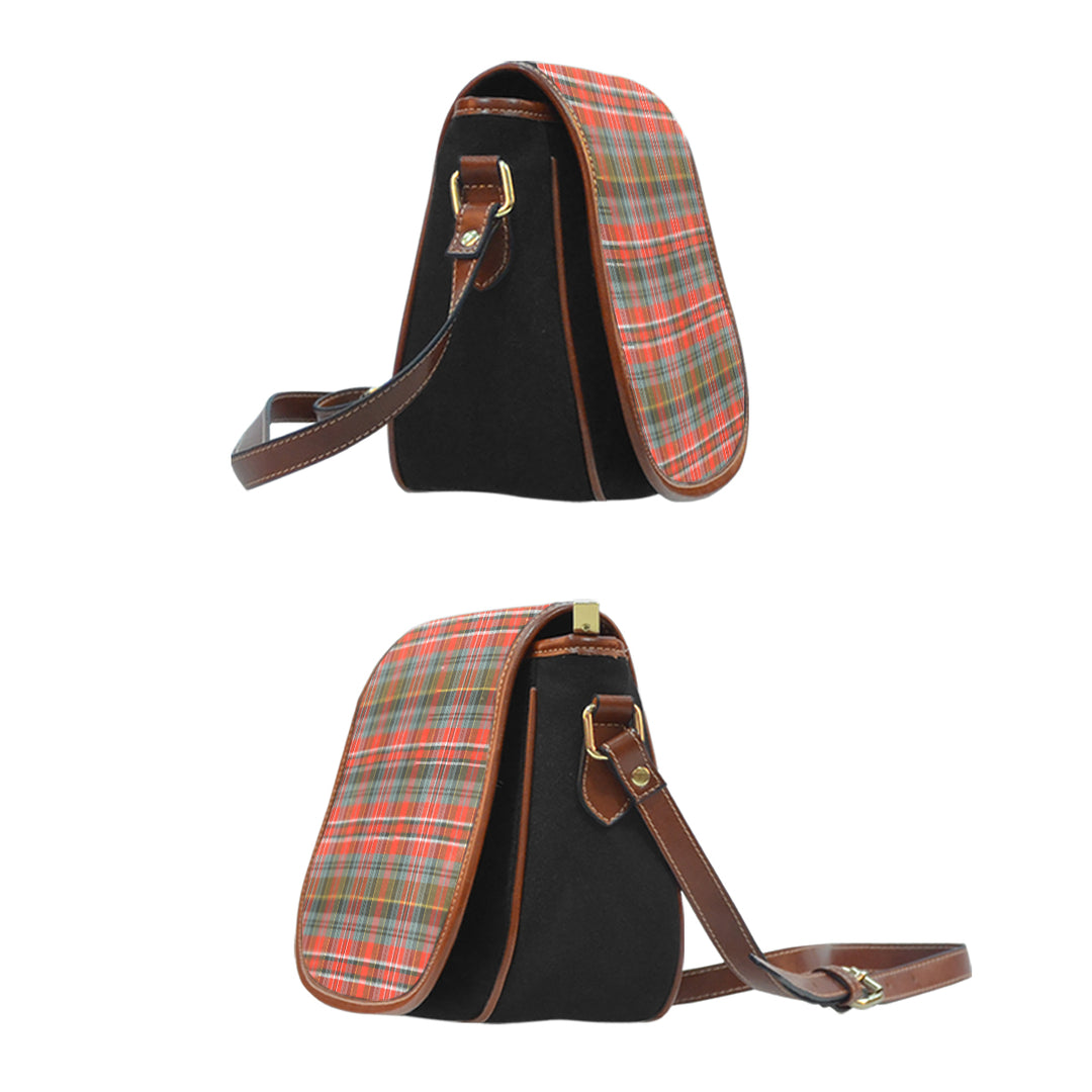 MacPherson Weathered Tartan Saddle Handbags