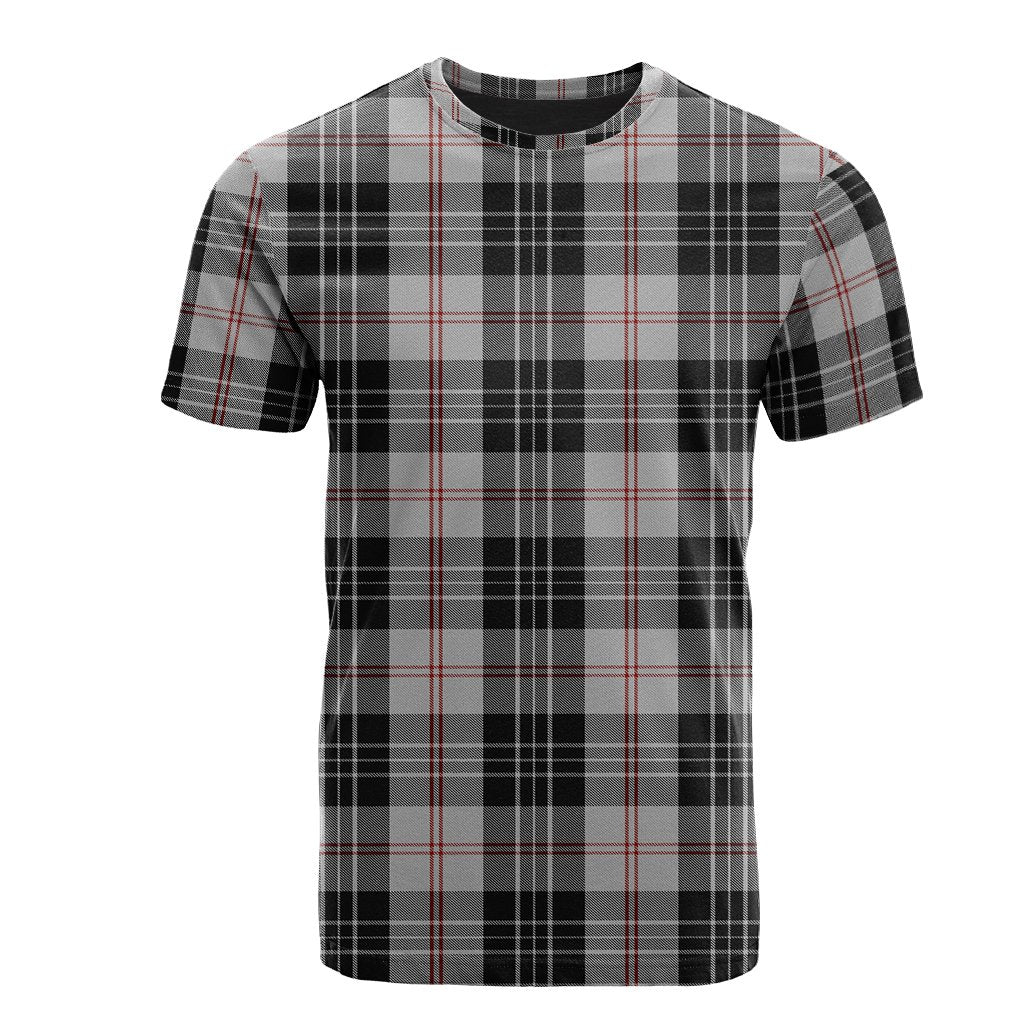 MacPherson of Cluny Black and White Tartan T-Shirt
