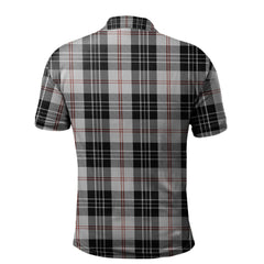 MacPherson of Cluny Black and White Tartan Polo Shirt