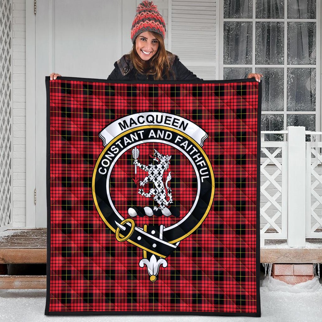 MacQueen Tartan Crest Quilt