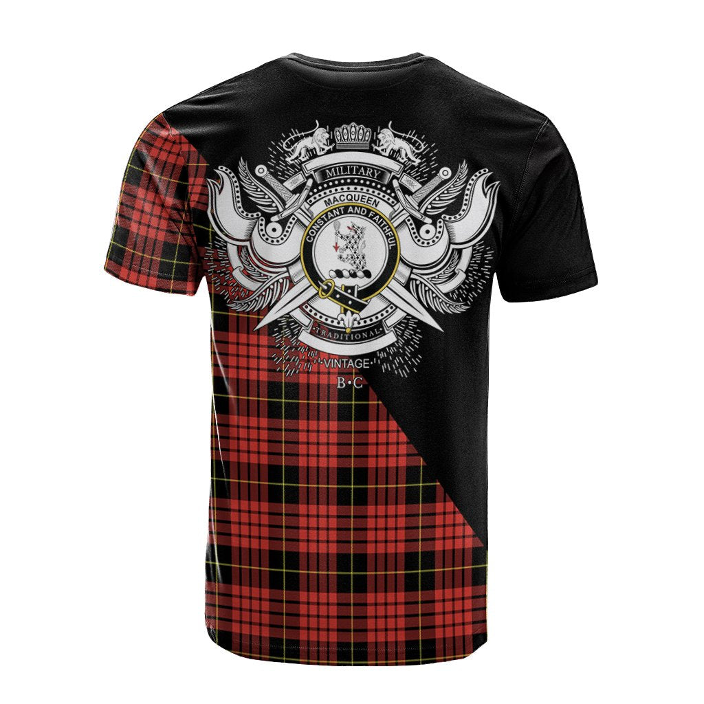 MacQueen Modern Tartan - Military T-Shirt