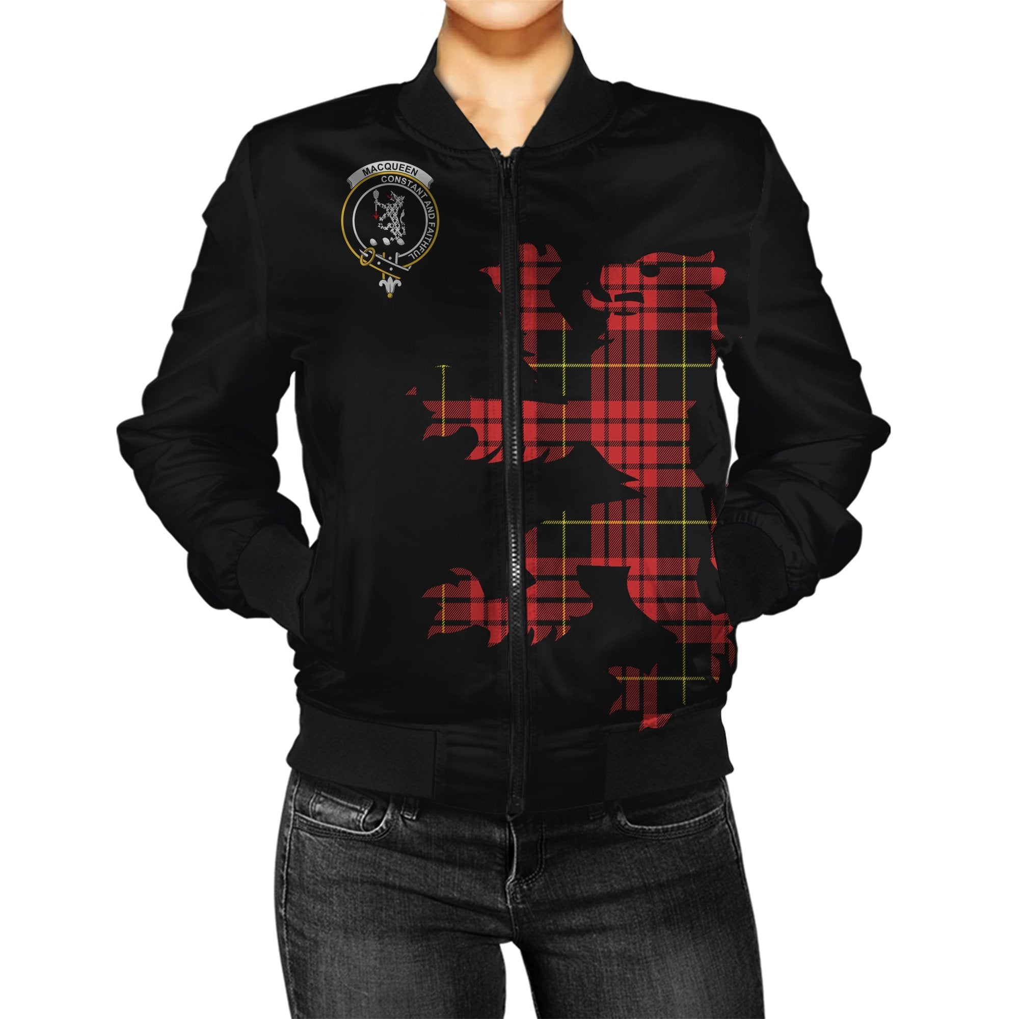 MacQueen Tartan Bomber Jacket Lion & Thistle