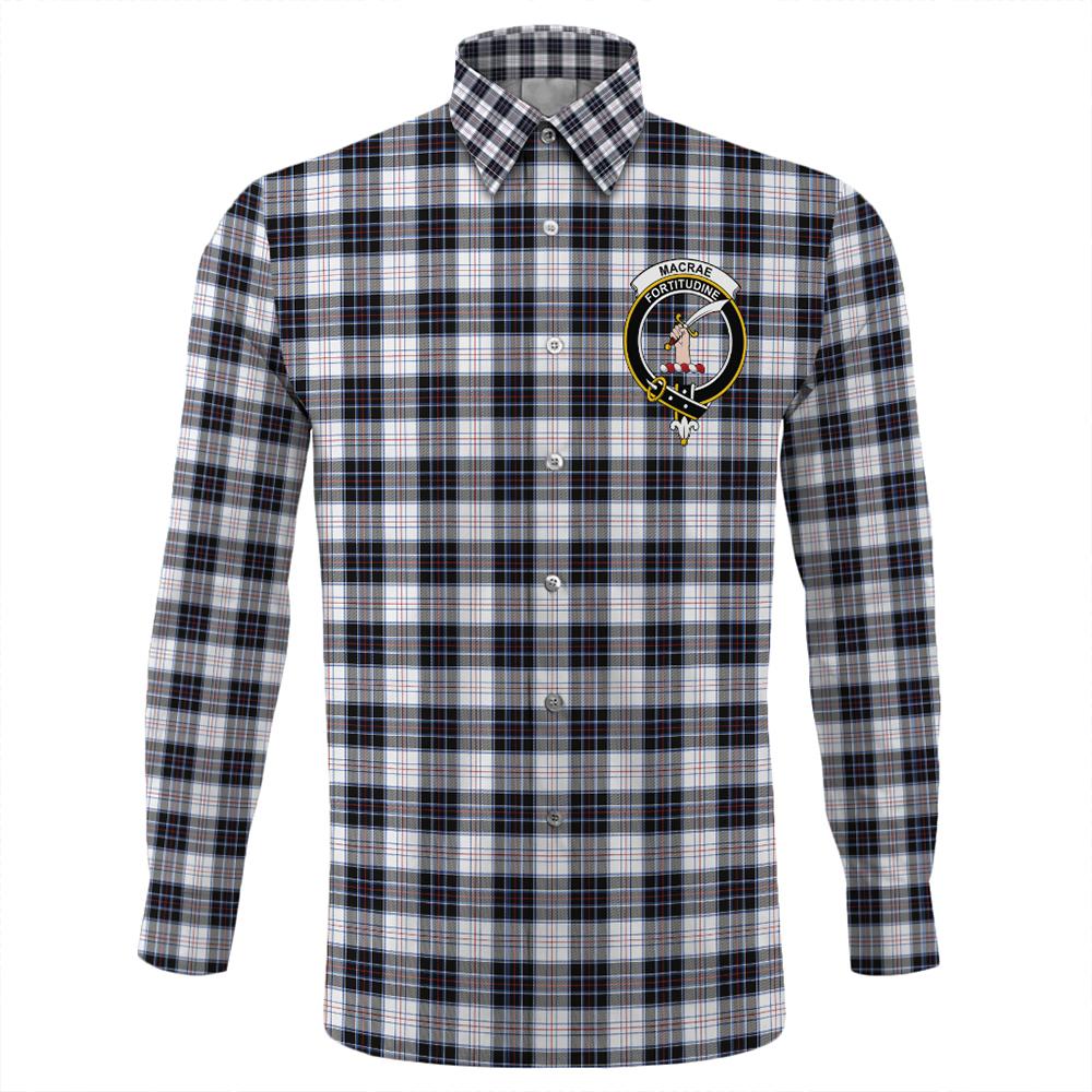 MacRae Dress Modern Tartan Long Sleeve Button Shirt