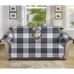 MacRae Dress Modern Tartan Crest Sofa Protector