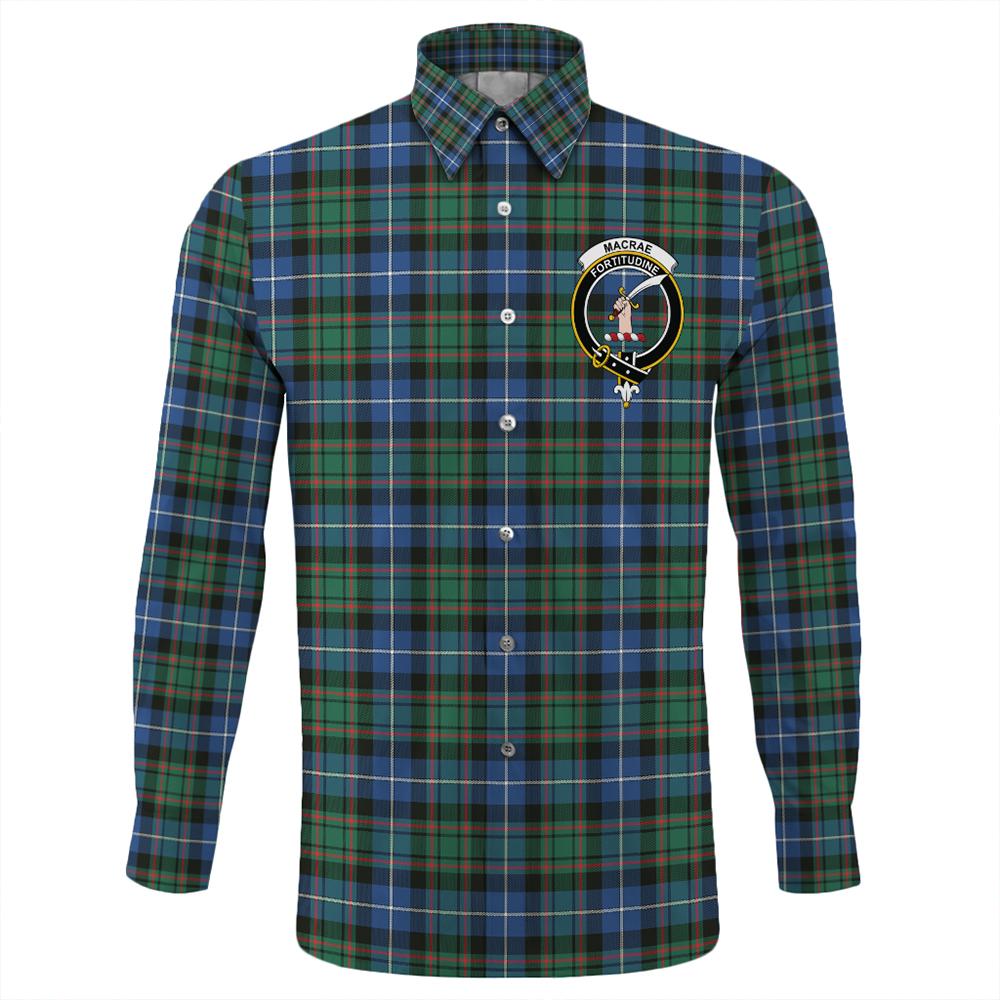 MacRae Hunting Ancient Tartan Long Sleeve Button Shirt