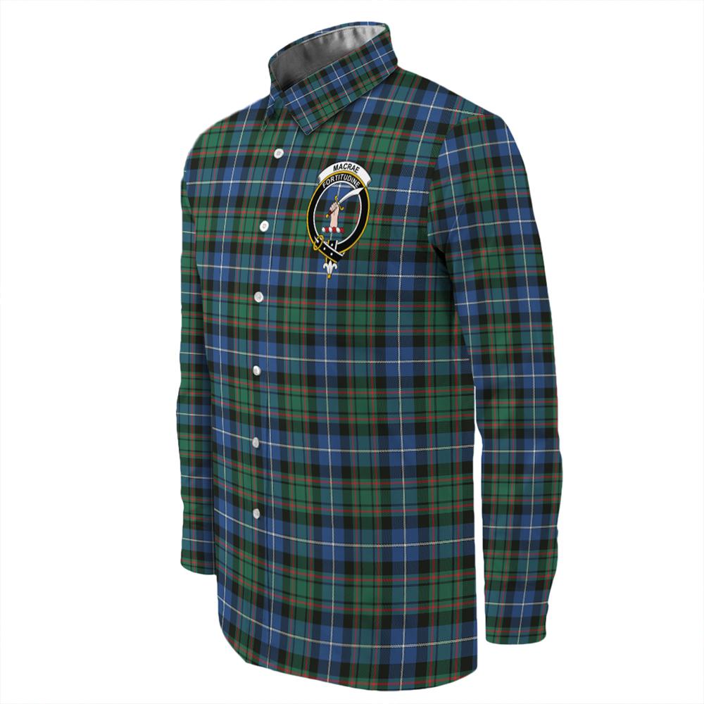 MacRae Hunting Ancient Tartan Long Sleeve Button Shirt