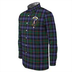 MacRae Hunting Modern Tartan Long Sleeve Button Shirt