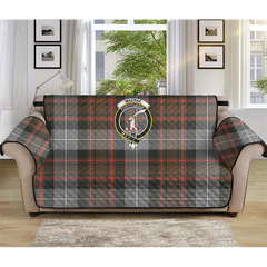 MacRae Hunting Weathered Tartan Crest Sofa Protector