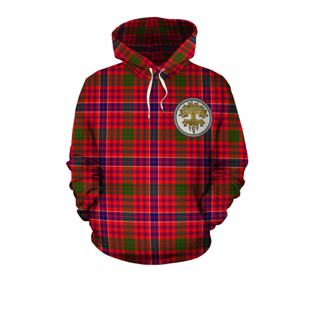 MacRae Modern Tartan Hoodie - Tree Of Life