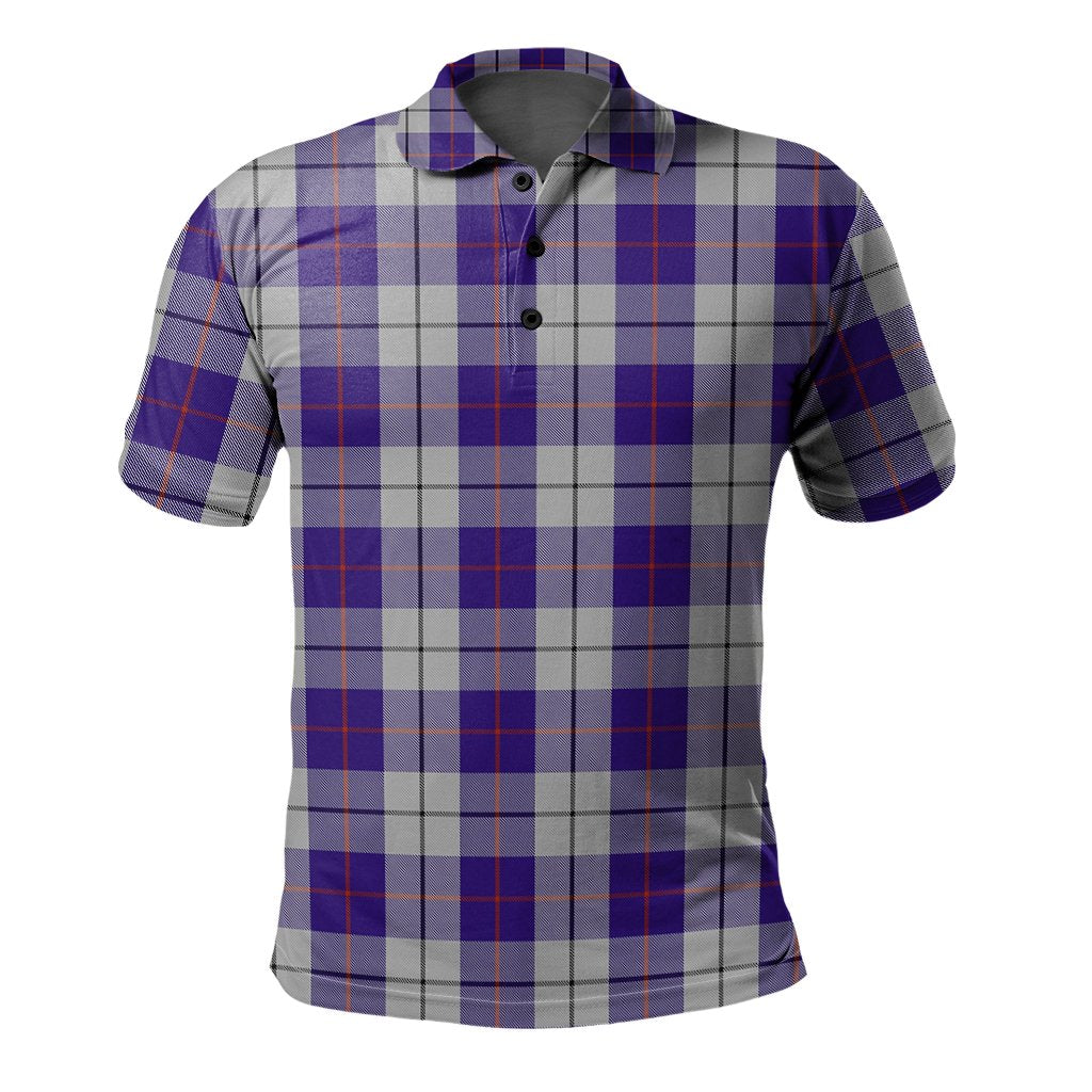 MacRae Dress Purple Tartan Polo Shirt