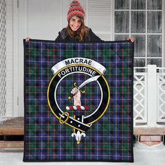 MacRae Hunting Modern Tartan Quilt