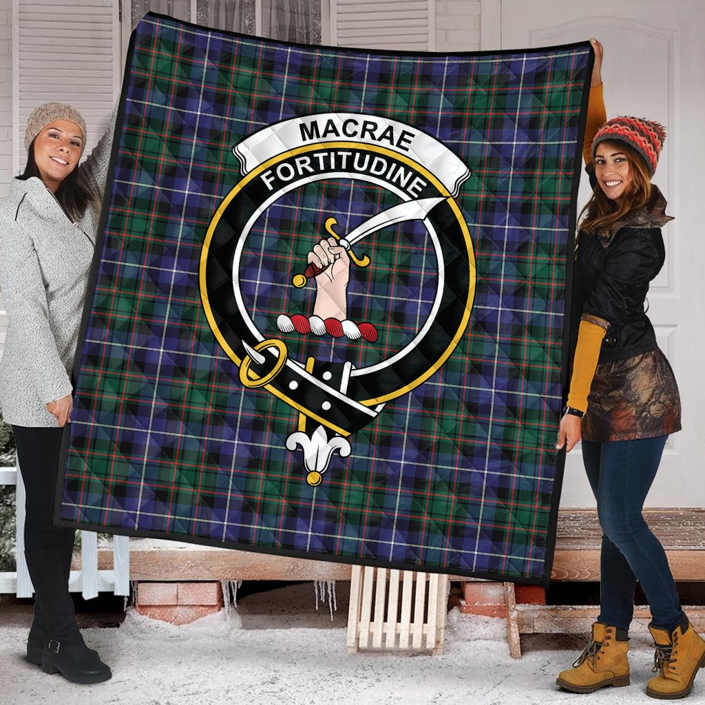 MacRae Hunting Modern Tartan Quilt